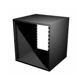 8U Flat Pack Rack with Square Hole Rails