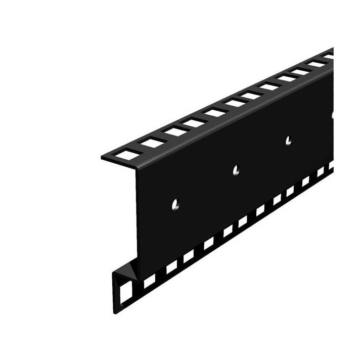 8U Double Rack Strip with Square Holes 2mm Thick