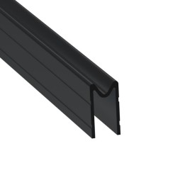 9.5mm Black Groove Extrusion Mates with EG-0500S/1-2M Tongue Extrusion