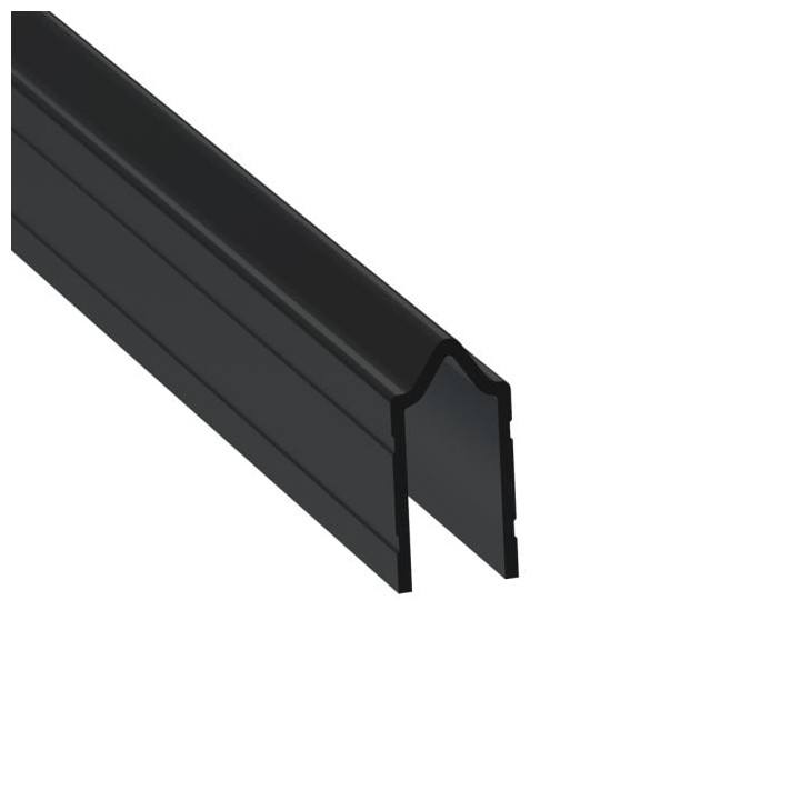 9.5mm Black Tongue Extrusion Mates with EG-0500S/2-4M Groove Extrusion