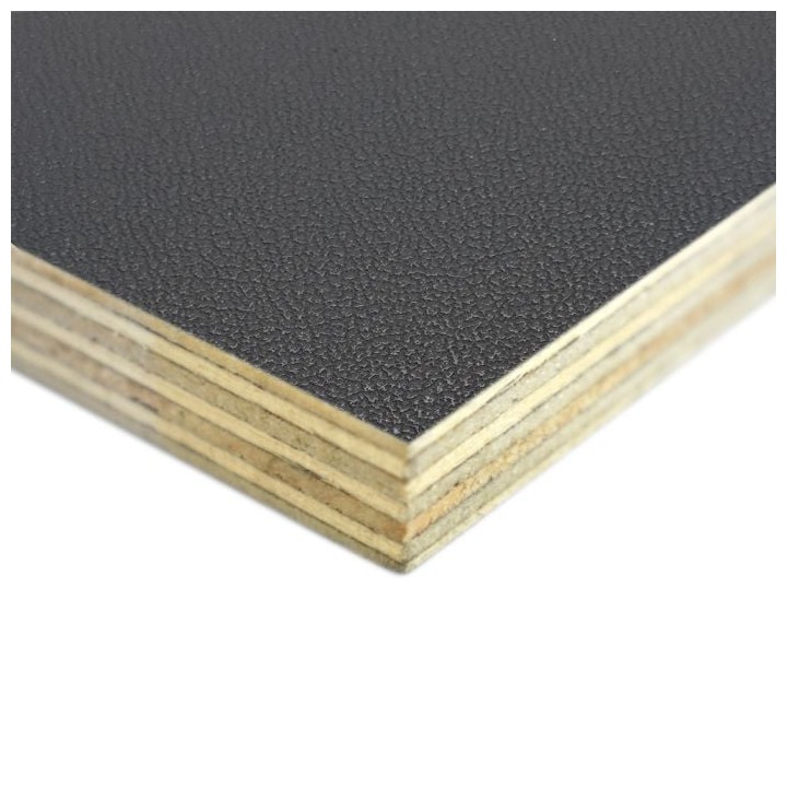 9mm High Quality Birch Wood Panels with Slate Grey Textured PVC Laminate