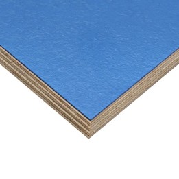 9mm High Quality Birch Wood Panels with Blue HPL Coating