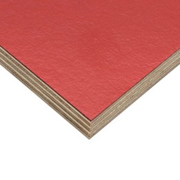 9mm High Quality Birch Wood Panels with Red HPL Coating