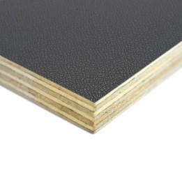 9mm High Quality Birch Wood Panels with Slate Grey Textured PVC Laminate and Black Backing
