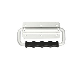 Aluminium Un-Sprung Surface Mount Chest Handle with Moulded Grip