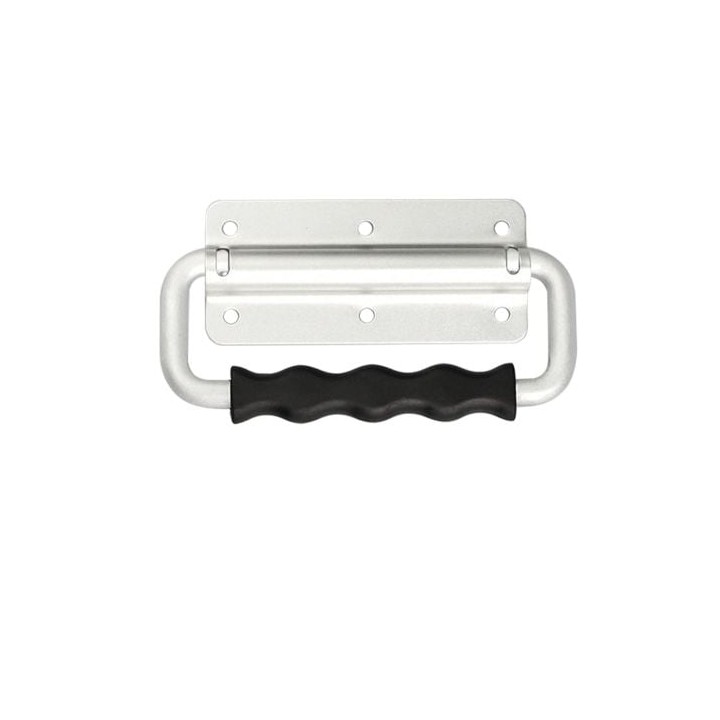Aluminium Un-Sprung Surface Mount Chest Handle with Moulded Grip