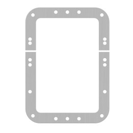 Backplate for Large Recessed Latches