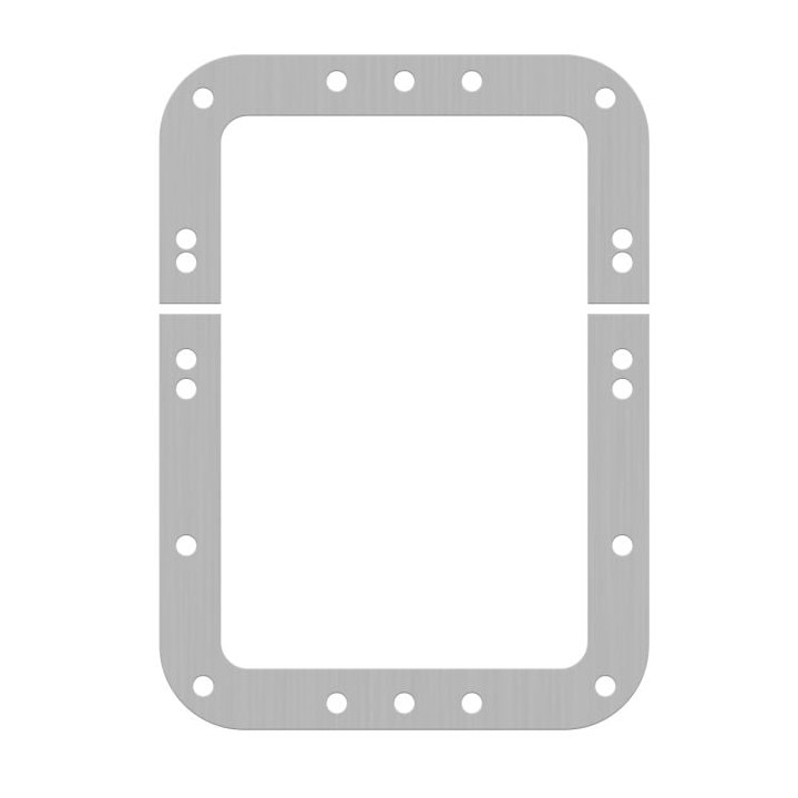 Backplate for Large Recessed Latches
