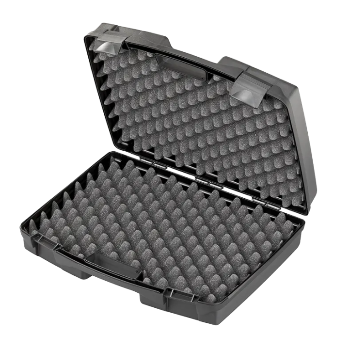 Black/Blue, Polypropylene case mm. 448 x 364 x 114 with 2 egg foams