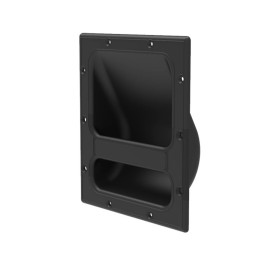 Black Cabinet Bar Handle with Aluminium Handle and Plastic Dish