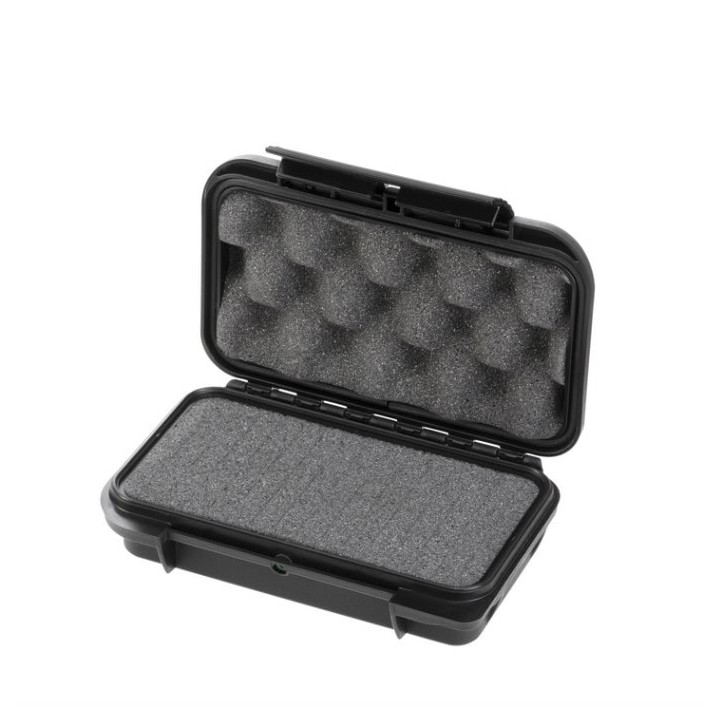 Black, cubed foams, INT 157x115xH41(12+29)mm, EXT 175x115xH47mm, 0,14kg, 0,527L
