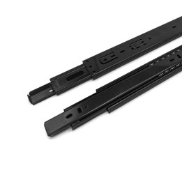 Black Drawer Slides - 45mm Wide - 700mm Long