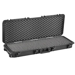 Black, convoluted foams, INT 1100x370xH140(45+95)mm, EXT 1177x450xH158mm, 7,92kg, 56,98L