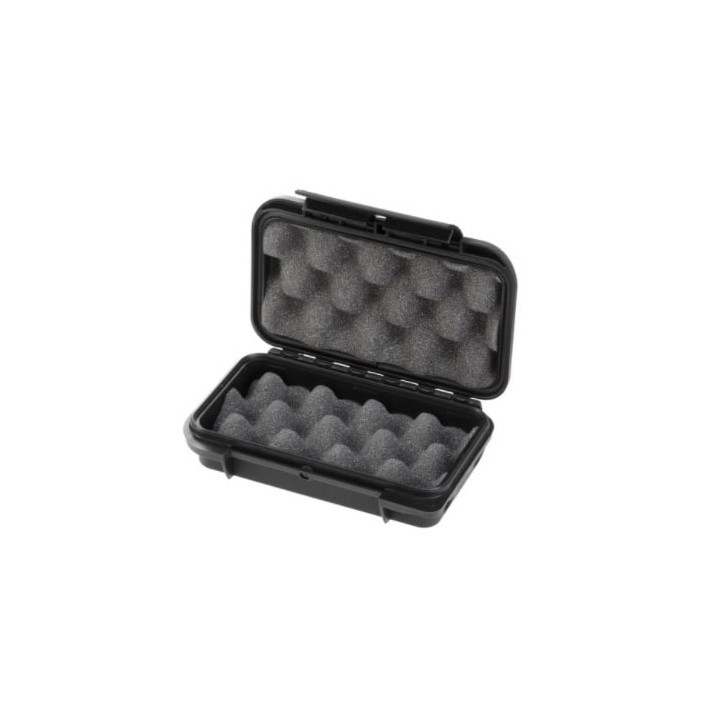 Black, convoluted foams, INT 157x115xH41(12+29)mm, EXT 175x115xH47mm, 0,17kg, 0,527L