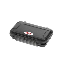 Black, empty, INT 157x115xH41(12+29)mm, EXT 175x115xH47mm, 0,14kg, 0,527L