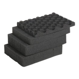 Black, empty, INT 235x180xH106(25+81)mm, EXT 258x243xH117,5mm, 0,82kg, 4,48L