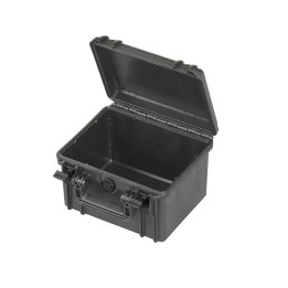 Black, empty, INT 235x180xH156(25+131)mm, EXT 258x243xH167,5mm, 0,96kg, 6,6L