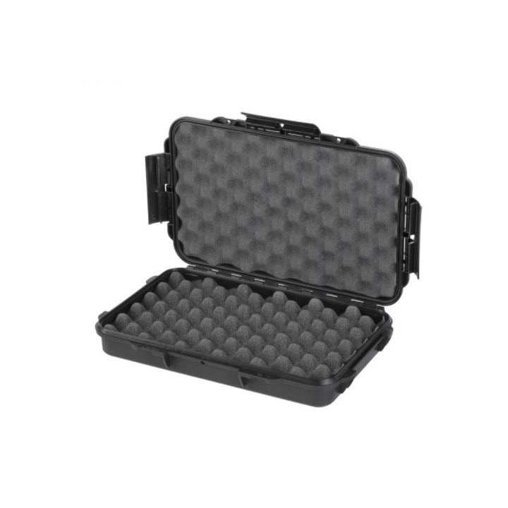 Black, convoluted foams, INT 316x195xH53(16+37)mm, EXT 350x230xH59mm, 0,48kg, 3,26L