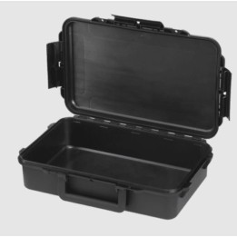 Black, empty, INT 316x195xH81(16+65)mm, EXT 350x230xH86mm, 0,54kg, 4,99L