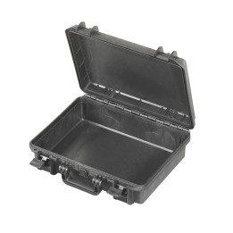 Black, empty, INT 380x270xH115(36+79)mm, EXT 414x345xH129mm, 2,1kg, 11,8L