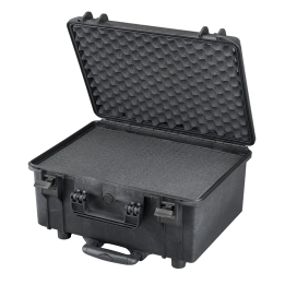 Black, cubed foams + trolley, INT 465x335xH220(40+180)mm, EXT 502x422xH267mm, 4,98kg, 34,27L