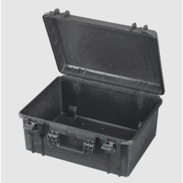 Black, empty, INT 465x335xH220(40+180)mm, EXT 502x415xH246mm, 3,4kg, 34,27L