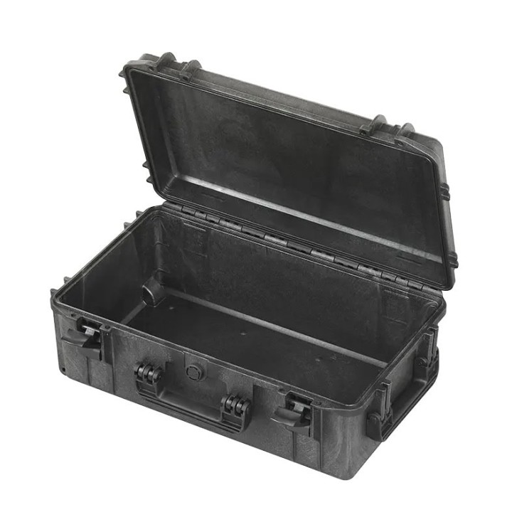 Black, empty, INT 520x290xH200(45+155)mm, EXT 574x361xH225mm, 3,58kg, 4,02L