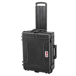 Black, cubed foams with trolley, INT 538x405xH190(50+140)mm, EXT 604x473xH225mm, 6,94kg, 41,4L