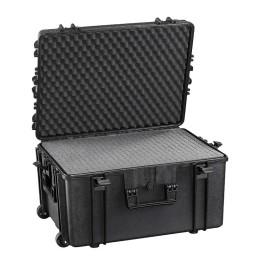 Black, High Density cubed foams , INT 620x460xH250(60+190)mm, EXT 687x528xH276mm, 71,3L