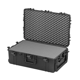 Black, cubed foams, INT 750x480xH280(60+220)mm, EXT 816x540xH306mm, 11,88kg, 100,8L