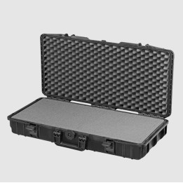 Black, High Density cubed foams, INT 800x370xH140(45+95)mm, EXT 850x440xH158mm, 41,44L