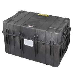 Black, empty with removable lid, INT 1090 x 680 x H640, EXT 1178 x 780 x H702, 480L