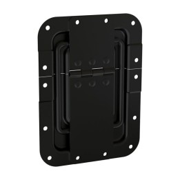 Black Large Lid Stay in 7mm Deep Shallow Dish with 27mm Offset