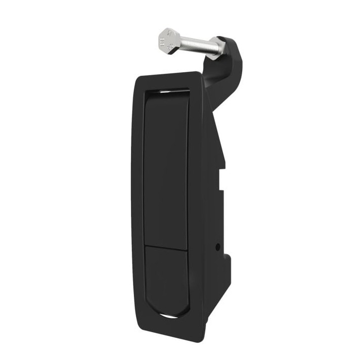 Black Lever Latch with Pop-up Lever Mechanism