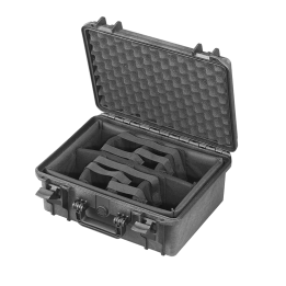 Black, padded dividers, INT 380x270xH160(36+124)mm, EXT 414x345xH174mm, 2,84kg, 16,4L