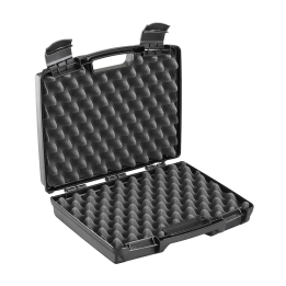 Black, Polypropylene case mm. 336 x 290 x 84 with 2 egg foams
