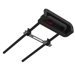 Black Recessed Pullout Handle