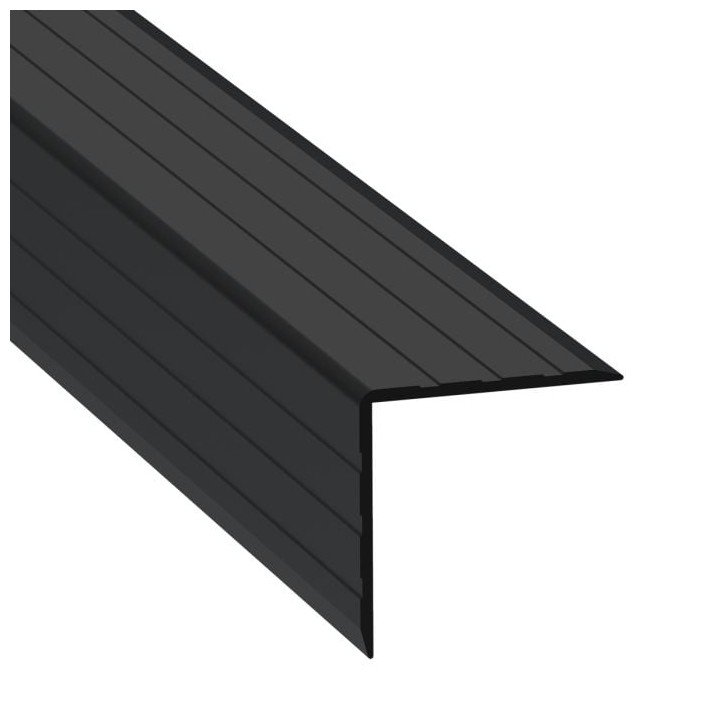 Black Single Angle Extrusion with 30mm Legs - 4m Long