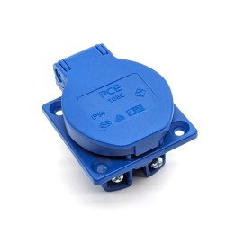 Blue Schuko European Socket