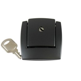 Die-Cast Black Draw Latch with Key Lock