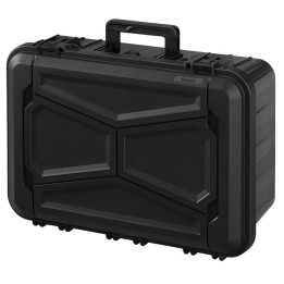 Gray, cubed foams, INT 520 x 350 x H220(36 + 184) mm, EXT 572 x 425 x H239mm, 3.34 Kg