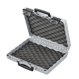 Gray metallic, Polypropylen case mm. 340 x 298 x 96 with 2 egg foams