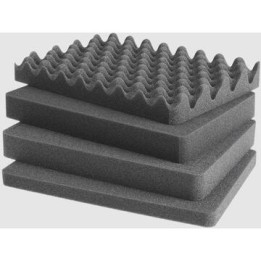 Grey, Kit standard foam inlays for case MAX1350 (convoluted foams)