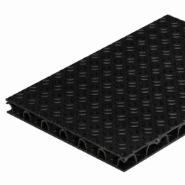 Heavy Duty 11mm Black FLight Panels Lightweight Panel with Grip Pattern