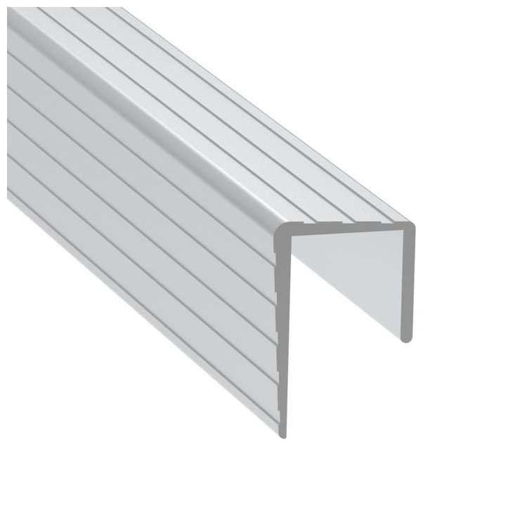 18mm U-Channel with 20.5mm x 34.5mm Legs - 2m Long