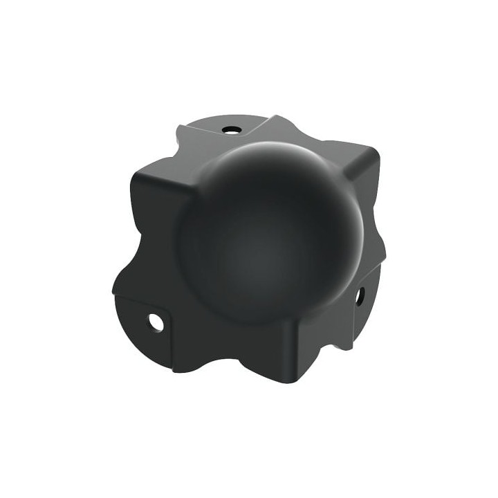 Large Black Ball Corner with 30mm Offset and 0.5mm Radius