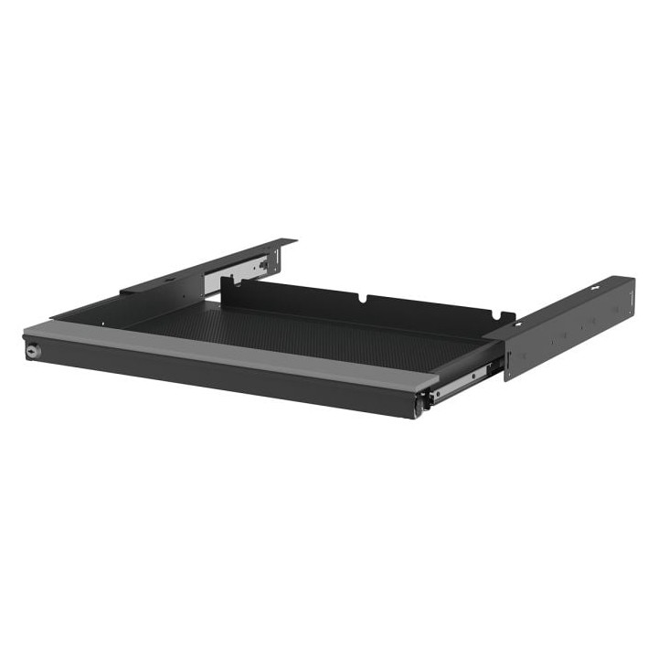 Large Black Lockable Vented Laptop Drawers