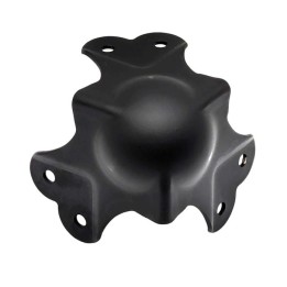 Large Black Heavy Duty Ball Corner with 30mm Offset and 2.5mm Radius