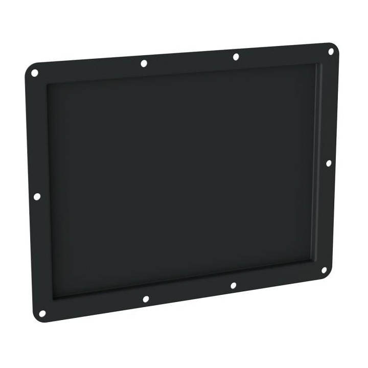 Large Black Recessed Label Dish for Self-Adhesive Tour Labels