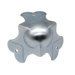 Large Heavy Duty Zinc Ball Corner with 30mm Offset and 2mm Radius